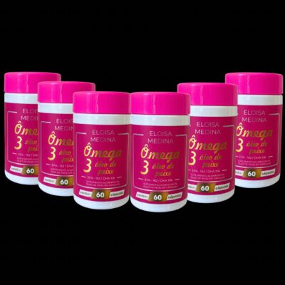 Ômega 3 Eloisa Medina 60 cápsulas kit com 6 unidades